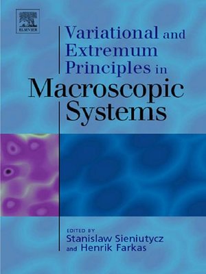 cover image of Variational and Extremum Principles in Macroscopic Systems